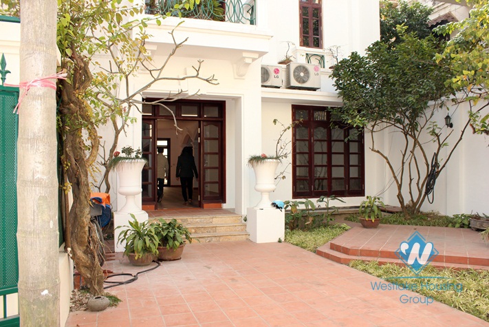 House with swimming pool available for rent in Ciputra, Tay Ho, Hanoi